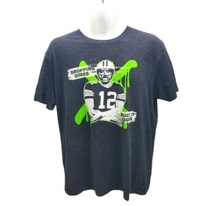 Aaron Rodgers 12 Dropping Dimes And Suck It Signs Shirt L The Pat McAfee Show